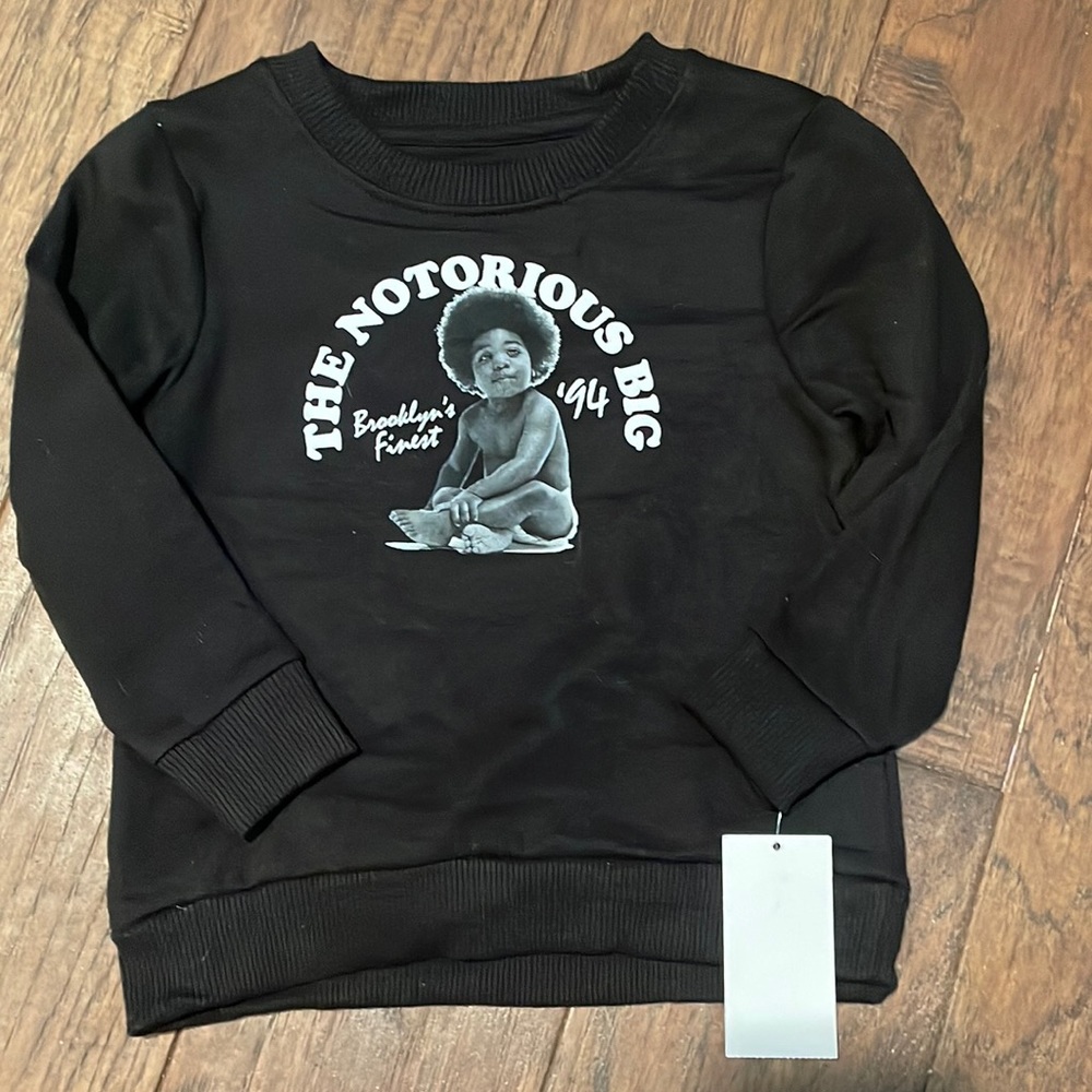 The Notorious Big Toddler Sweatshirt Sz 2T NEW